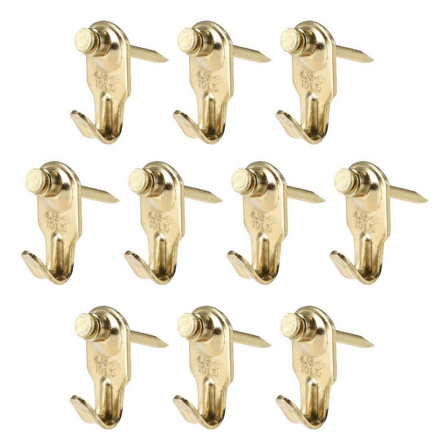 LuxusKollektion Wandhaken Bilderaufhänger Set 10teilig, (10-St)