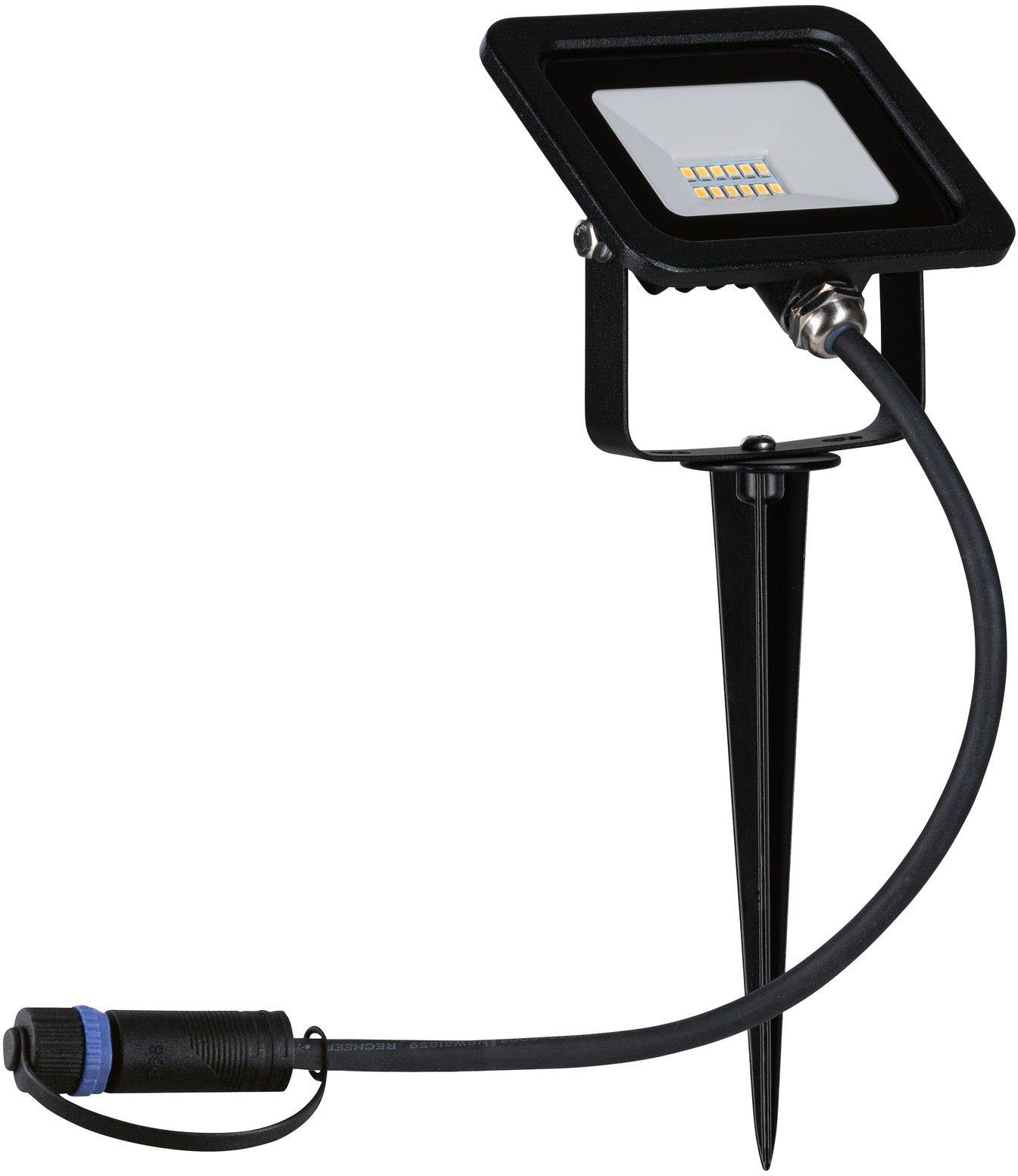 Paulmann LED Gartenstrahler Flood, LED fest integriert, Warmweiß, LED-Modul