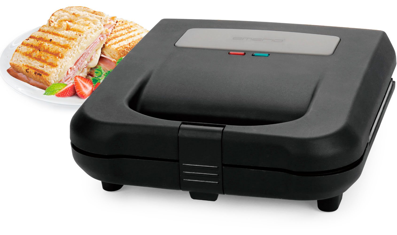 Emerio Sandwichmaker ST-130038 Panini-Grill, Kontaktgrill, 700 W