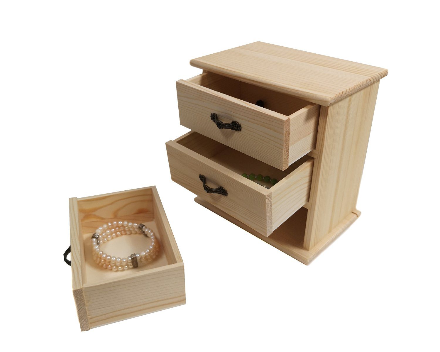 Yudu Aufbewahrungsbox Holzkästchen Holz Kommode Aufbewahrungsbox günstig online kaufen