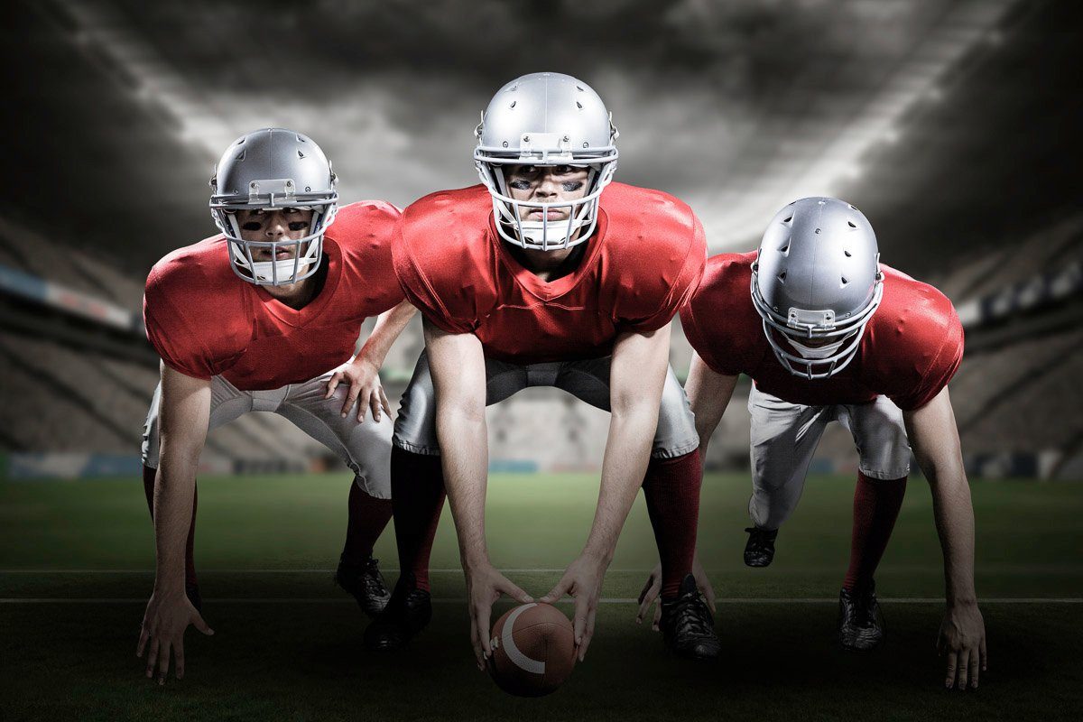 Papermoon Fototapete Football Spieler