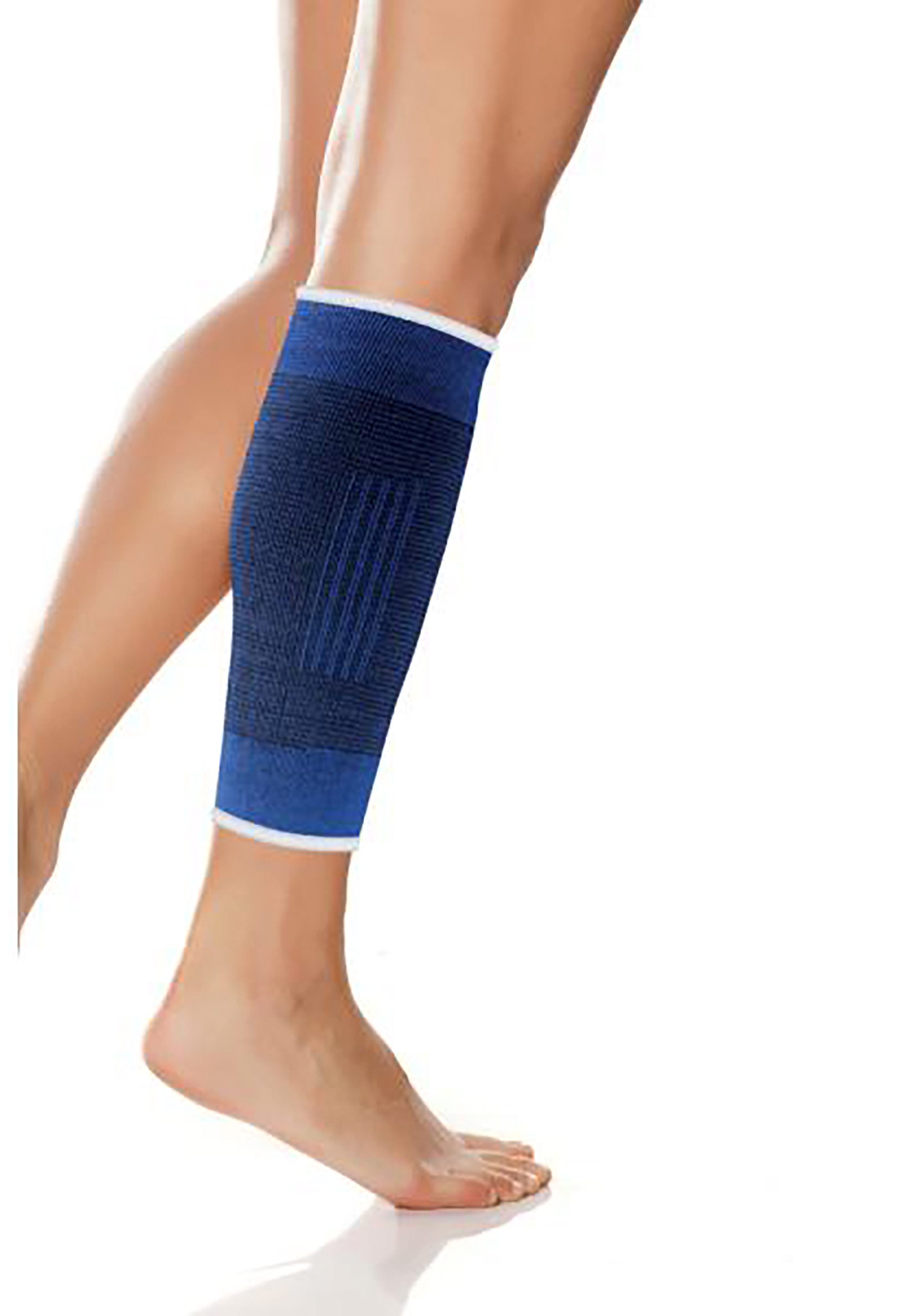 Fußbandage WADENBANDAGE elastisch Wadenschutz Unterschenkelbandage (Größe L - 69)