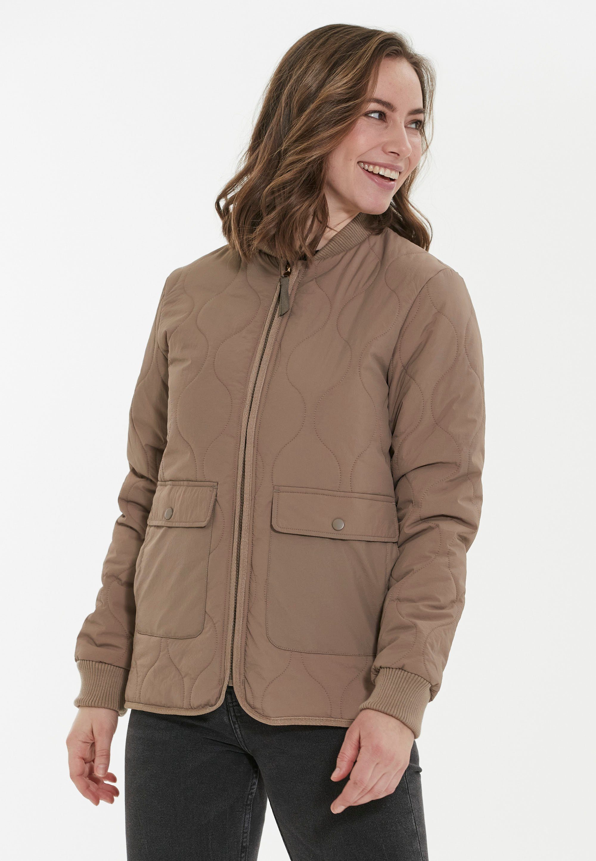 tollem Eilish WEATHER hellbeige REPORT Steppdesign in Steppjacke