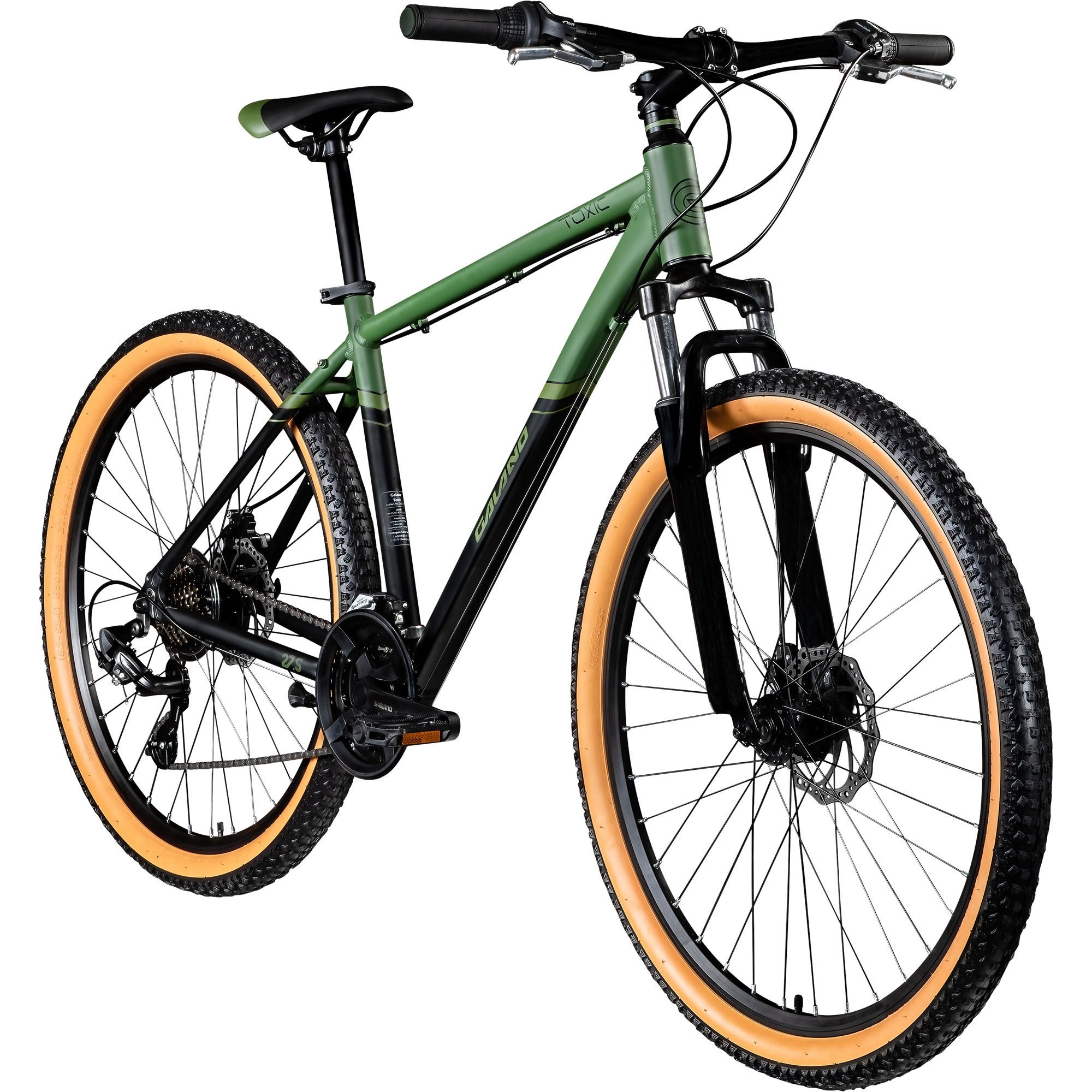 Galano Mountainbike Toxic, 21 Gang, Kettenschaltung, 27,5 Zoll MTB Hardtail Fahrrad für Damen Herren Jugendliche ab 165 cm