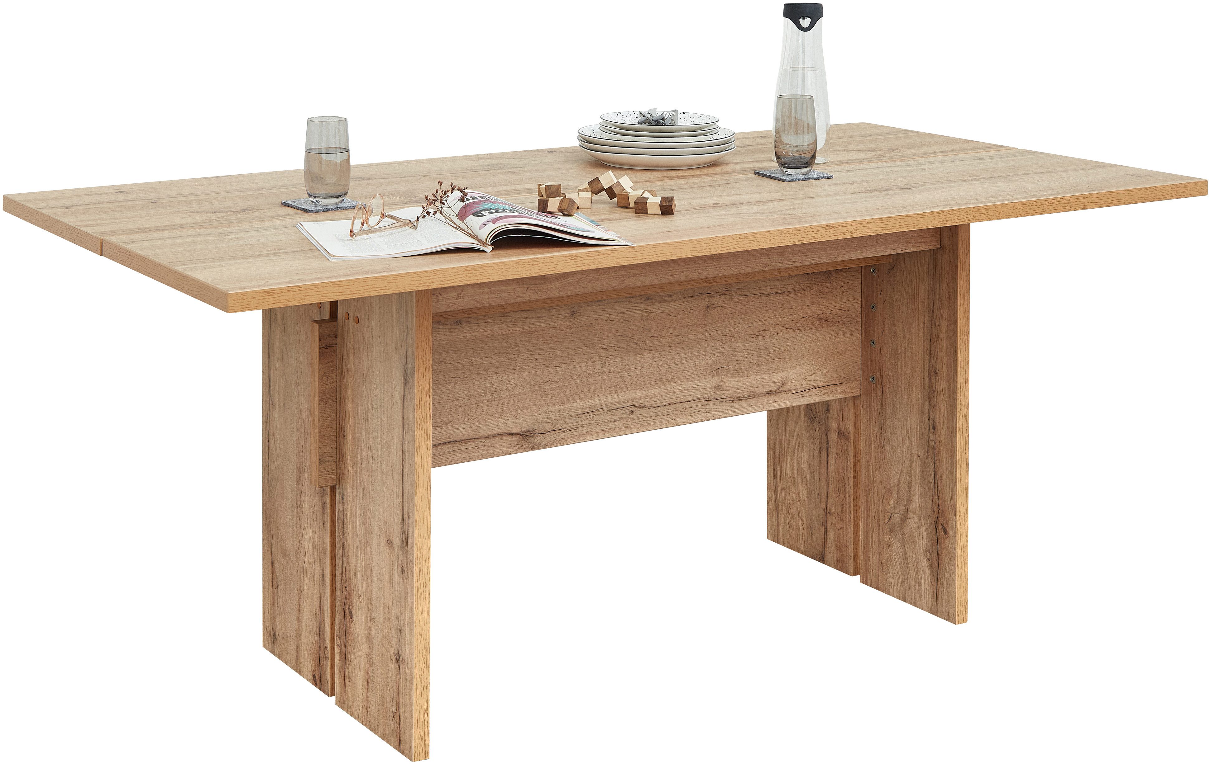 NIEHOFF SITZMÖBEL Esstisch Sonate (2-St), geteilte Platte in moderner Plankenoptik