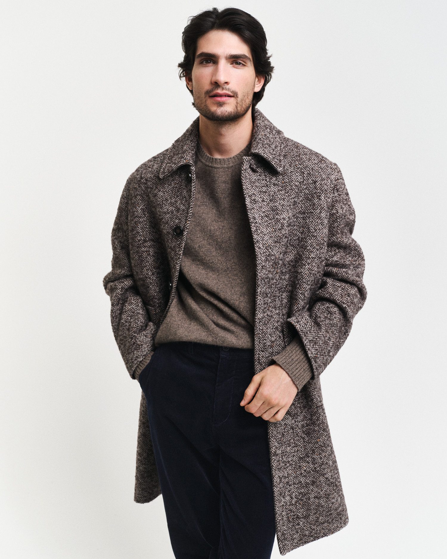 Gant Rundhalspullover WOOL BLEND C-NECK in günstig online kaufen