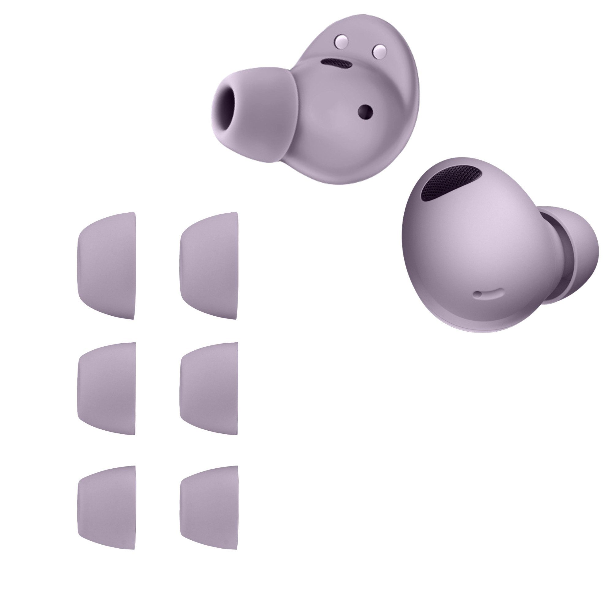 Ohrpolster Samsung Pro 6x Kopfhörer) (3 Silikon Galaxy Polster Buds Größen 2 - In-Ear für Ohrstöpsel kwmobile