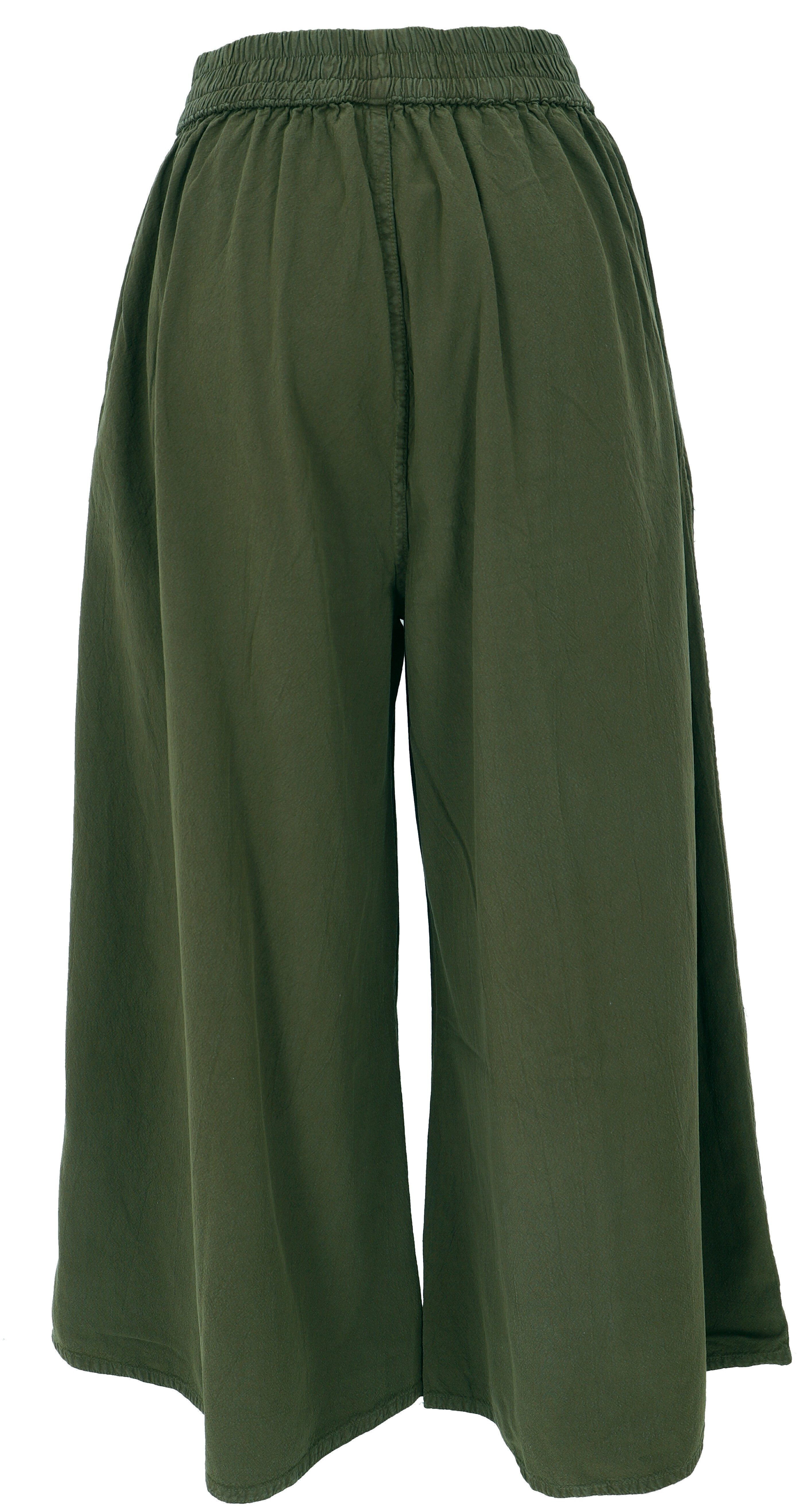 Guru-Shop Relaxhose Bequeme Palazzohose, weite Marlenehose, Boho.. alternative Bekleidung – Bild 3 von 4