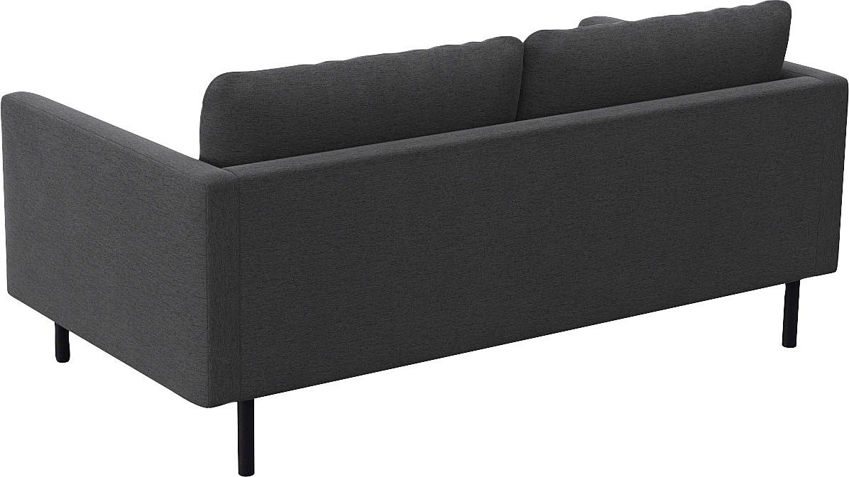 FLEXLUX 3-Sitzer Bolzano, Sitzaufbau mit Kaltschaum & Stahl-Wellen, loose Sitz -& Rückenkissen