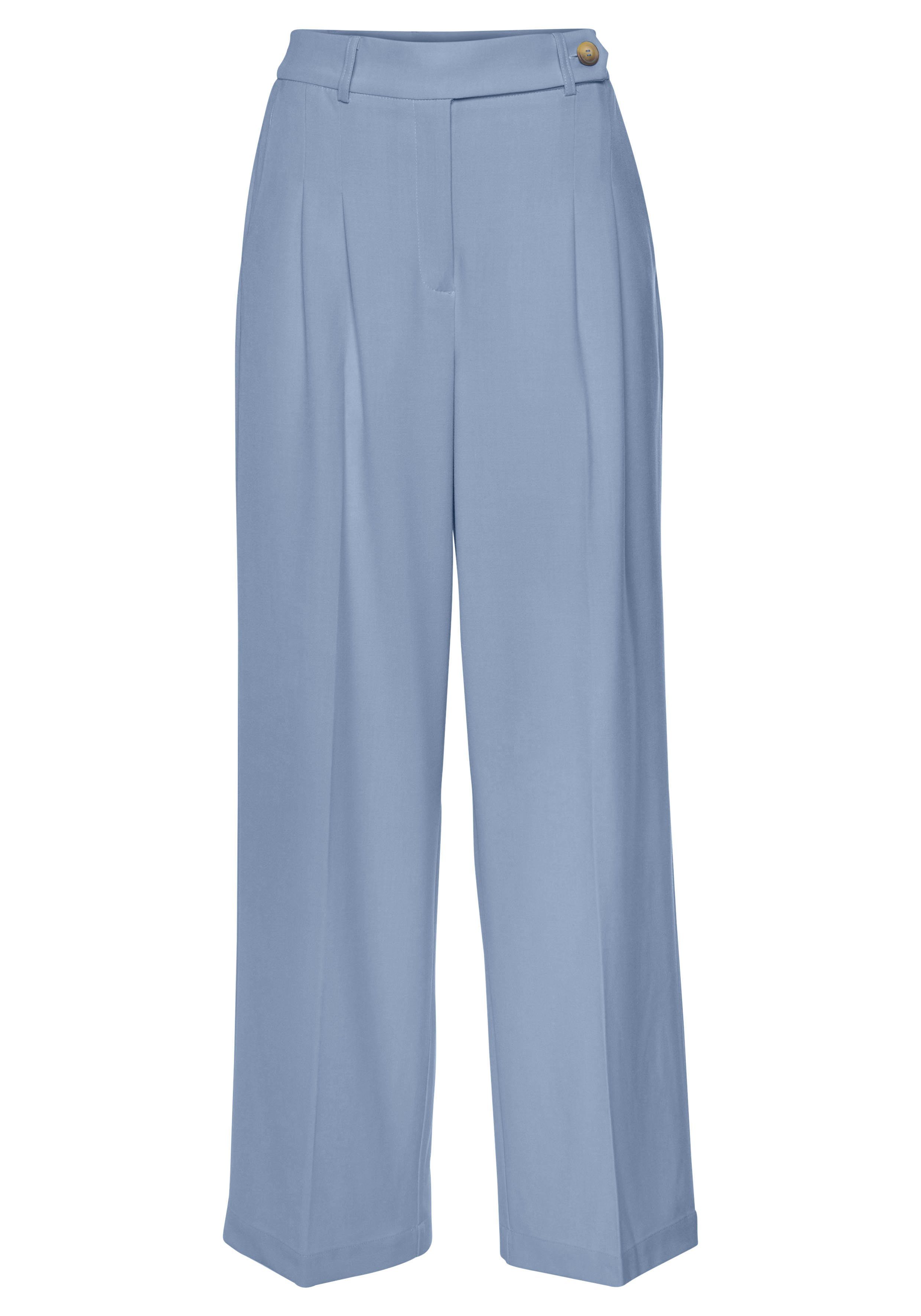 Palazzohose hellblau im LASCANA Business-Look