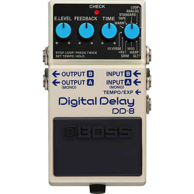 BOSS Musikinstrumentenpedal, DD-8 Digital Delay - Effektgerät für Gitarren