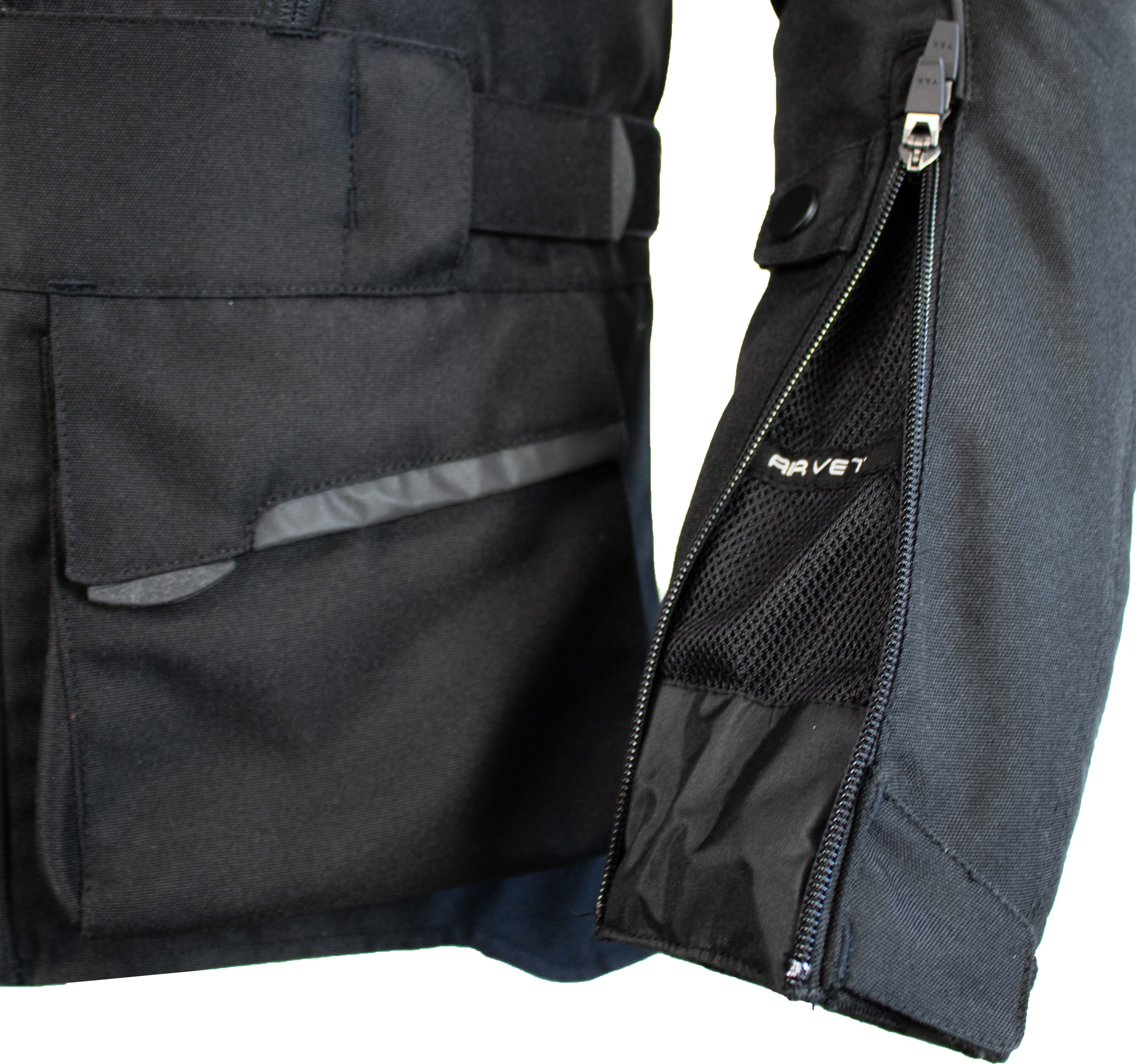 MDM Motorradjacke Touren Motorradjacke wasserdicht mit Thermofutter und Belüftung (1 Motorradjacke inklusive Protektoren) Wasserdichte Motorradjacke mit Thermof – Bild 4 von 5