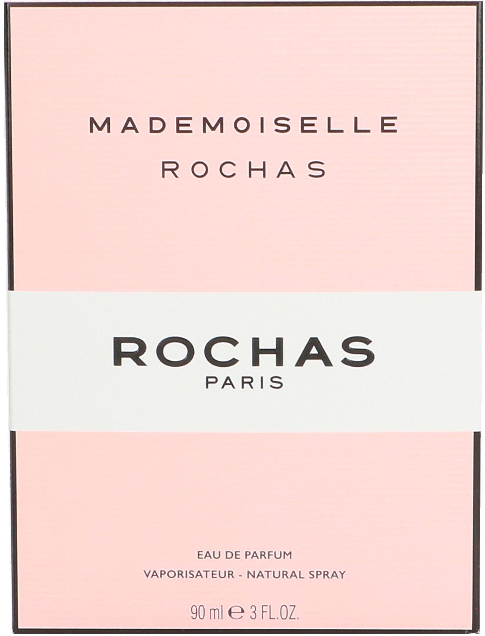 Rochas Eau de Parfum Mademoiselle, Süßer Damenduft mit Orange, Süßigkeitenapfel, Jasmin und Vanille.