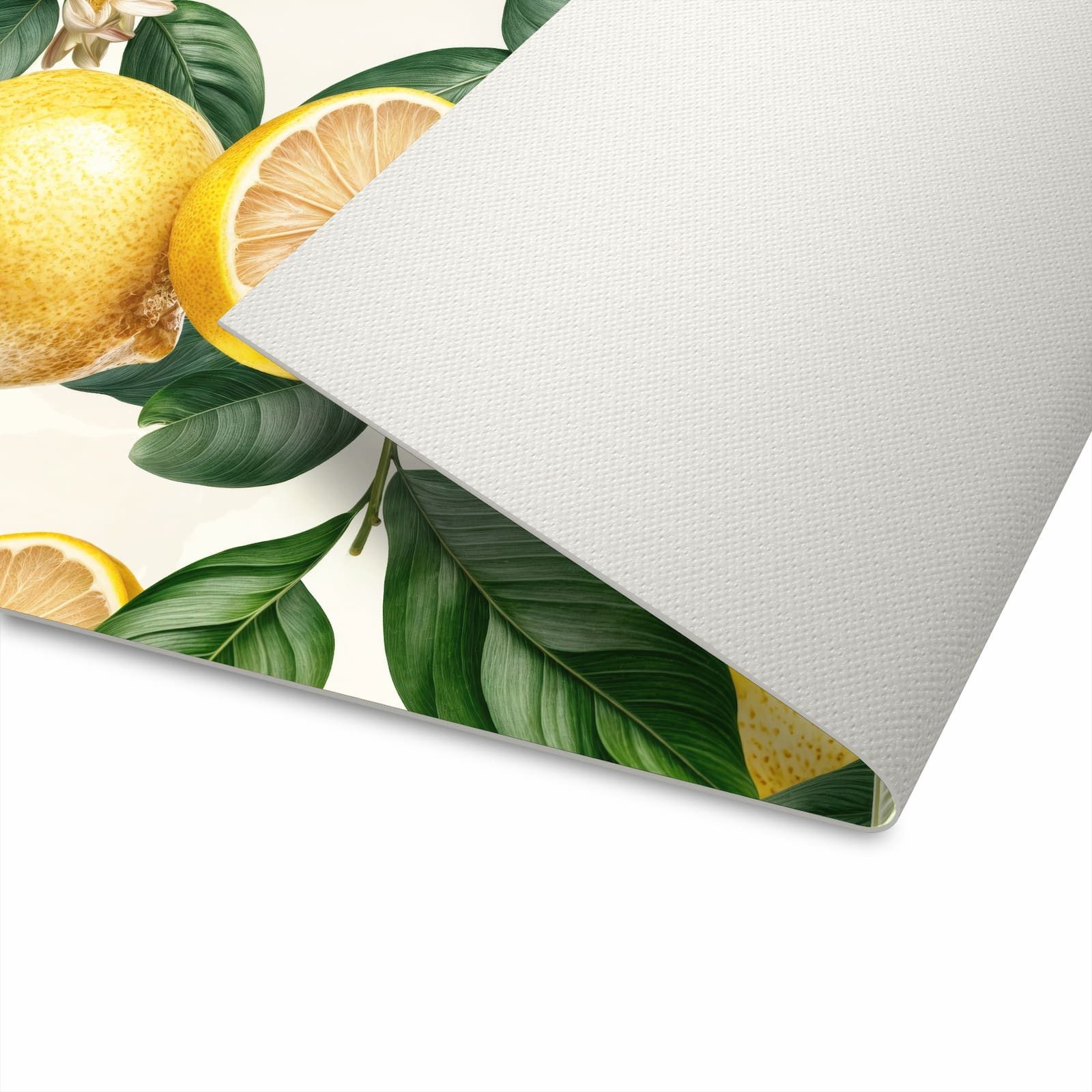 Primedeco Küchenläufer Küchenteppich Zitronen und Blüten, Rechteckig, Höhe: 3 mm, rutschfest, waschbar & pflegeleicht – Bild 5 von 5