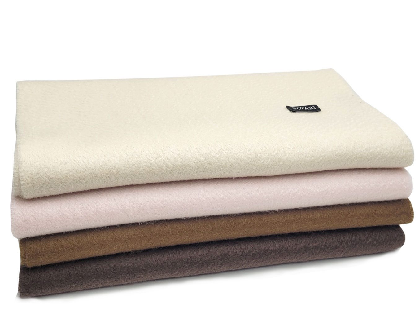 Bovari Kaschmirschal Kaschmir Schal Herren – 100% Kaschmir / Cashmere – Premium Qualität, 180 x 31 cm