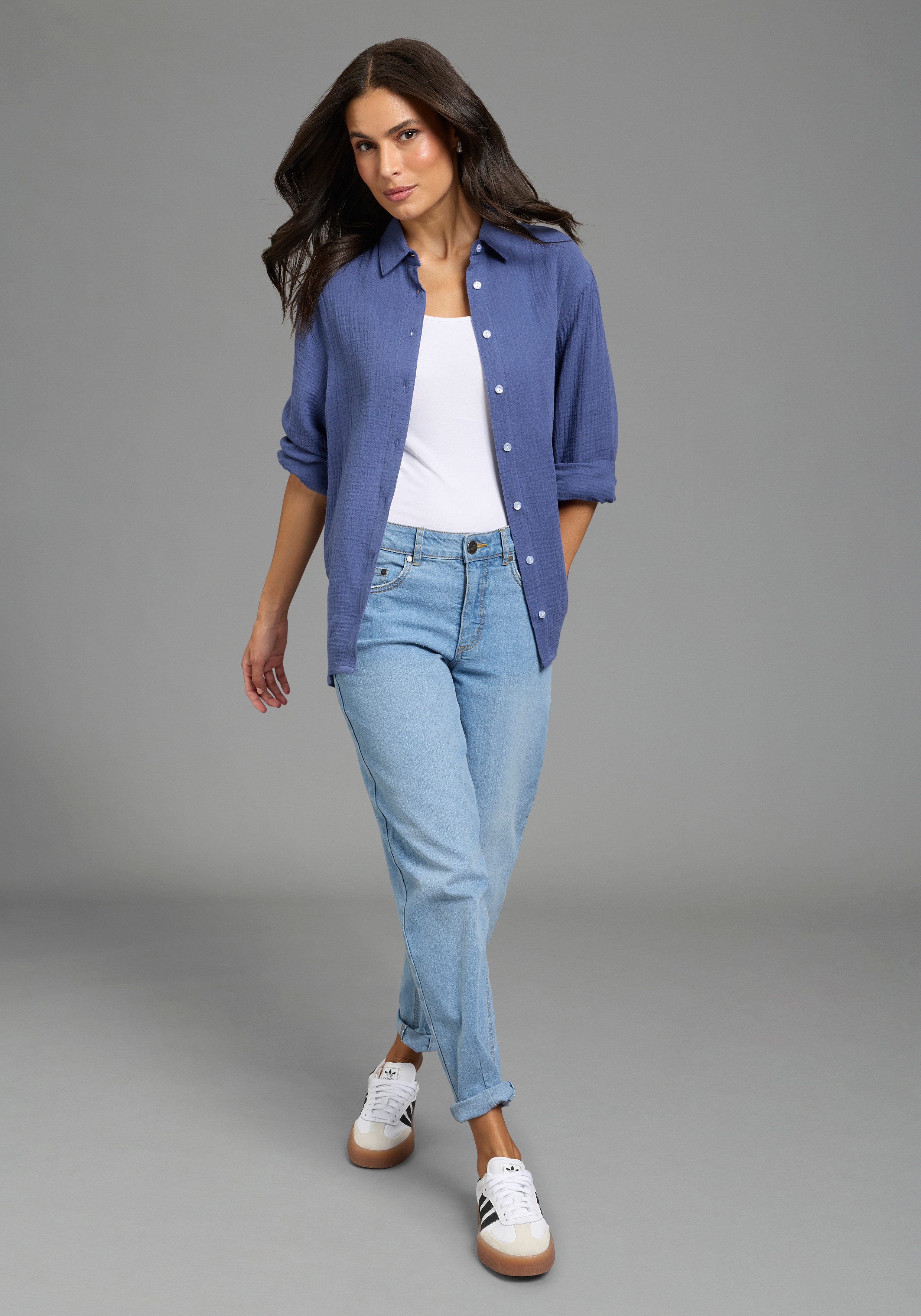 Laura Scott Longbluse in Musselin-Qualität – Bild 4 von 5