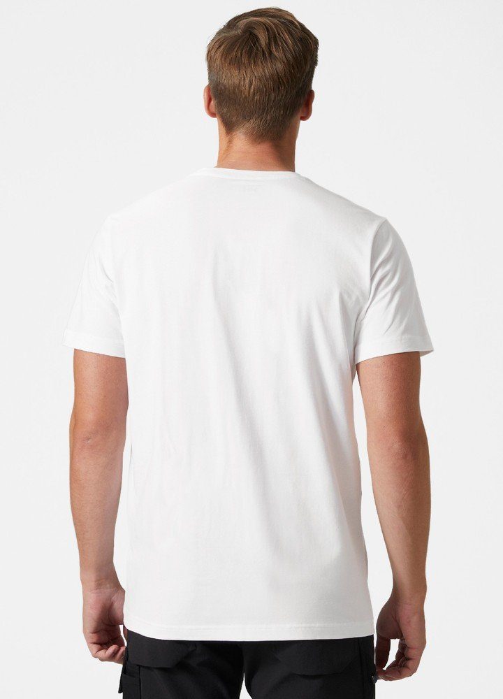 Hansen T-Shirt T-Shirt Logo White Helly