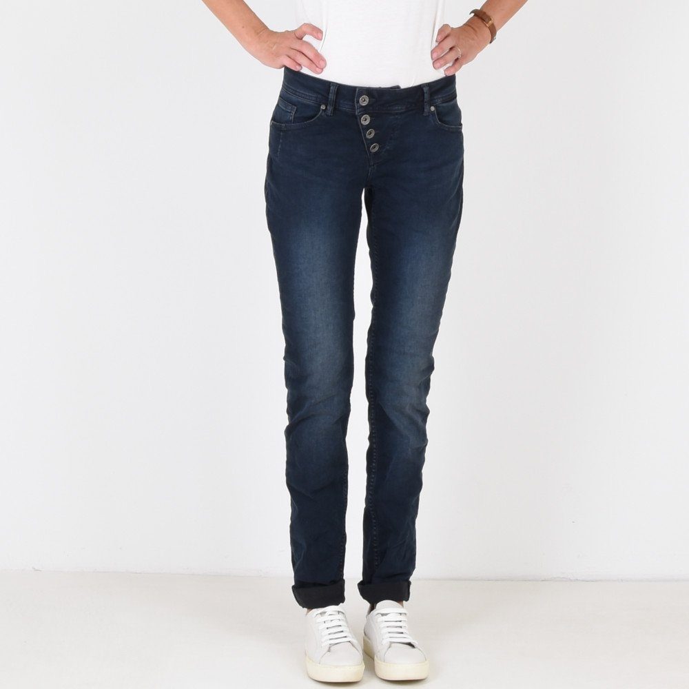 Buena - BUENA VISTA 403.5093 2209 Stretch-Jeans Stretch Vista denim MALIBU anthracite B5001