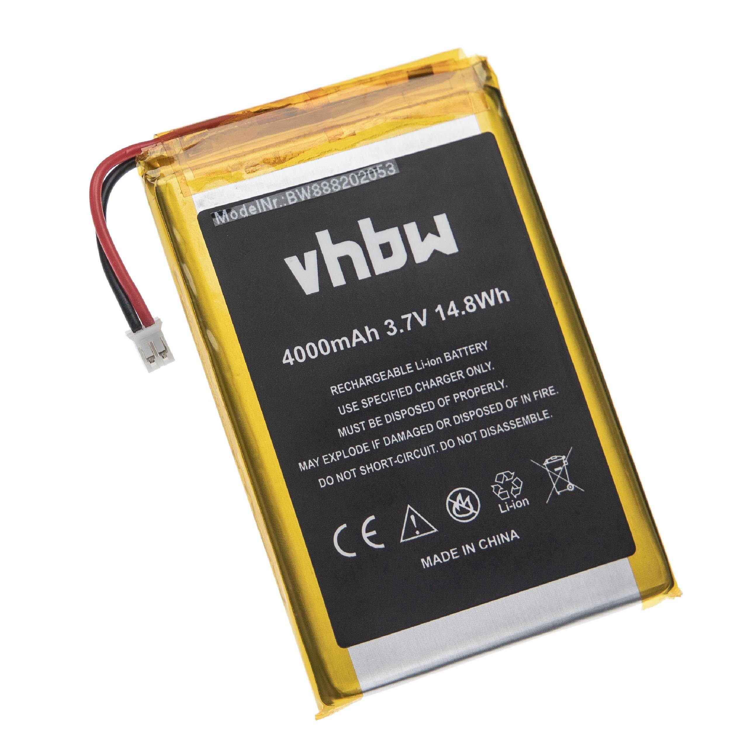 vhbw kompatibel mit Technaxx TX59, TX-59+ Akku Li-Ion 4000 mAh (3,7 V)