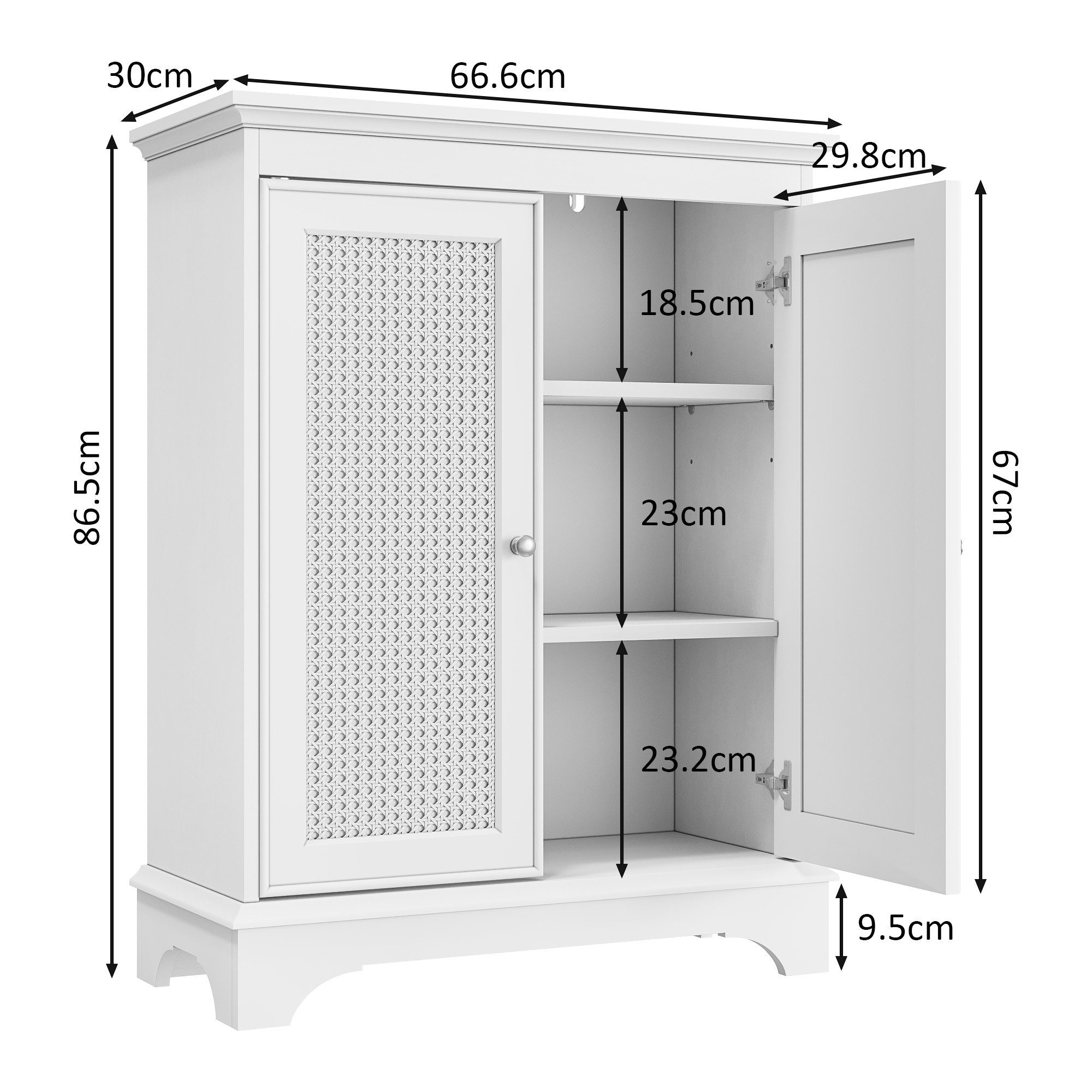 Semiocthome Sideboard Bodenstehendes Schrank mit Stauraum günstig online kaufen
