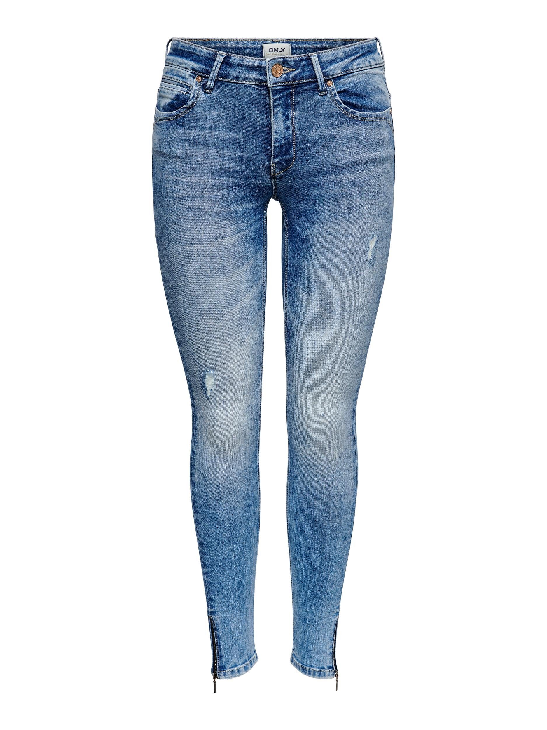 Skinny-fit-Jeans Only Damen Skinny-Fit Jeans-Hose ONLKendell Normal-Waist