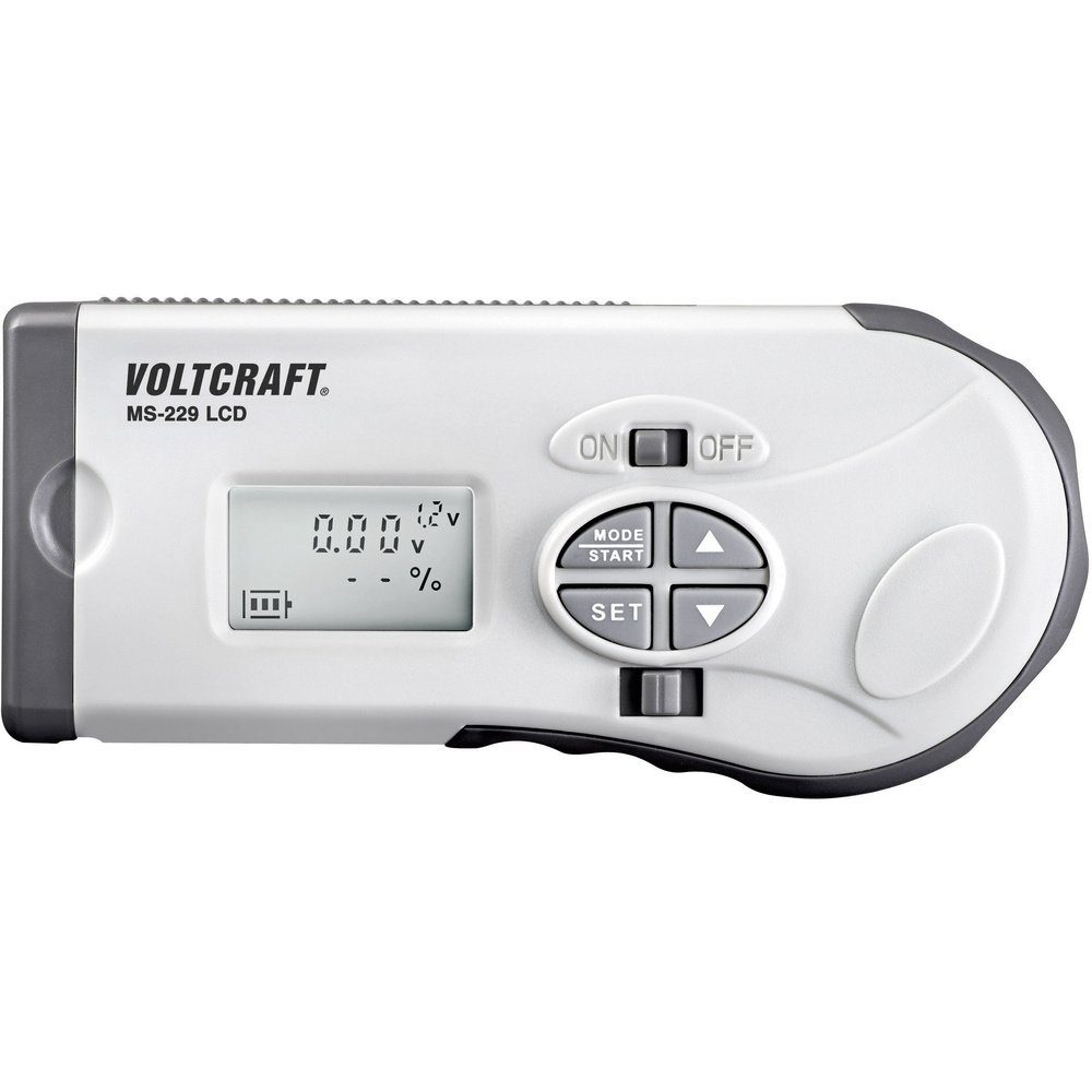 VOLTCRAFT Batterietester VOLTCRAFT Batterietester MS-229 LCD Messbereich (Batterietester) 1,2 V, (MS-229 LCD)