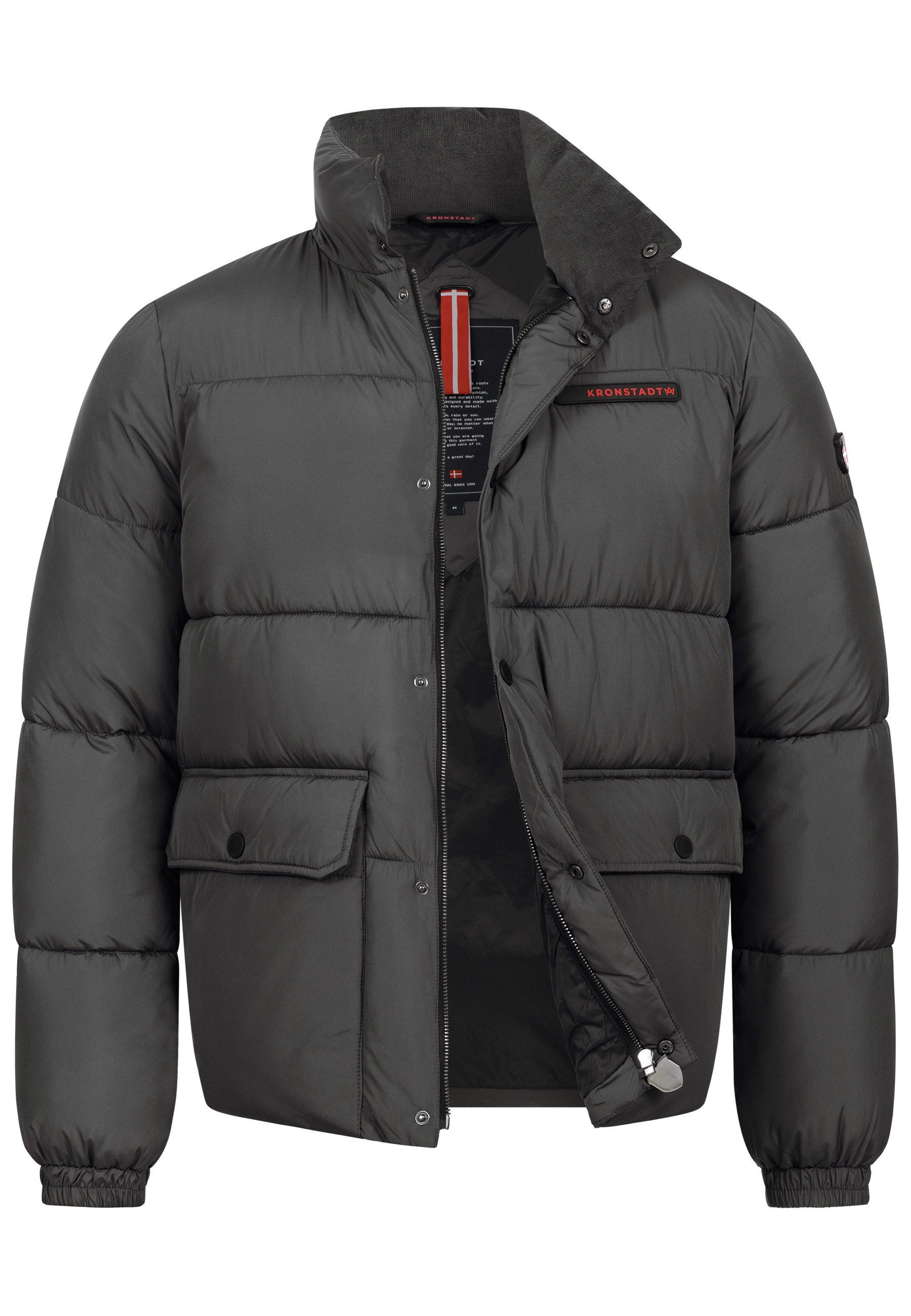 Kronstadt Winterjacke Herren KSStevens puffer Herrenjacke Daunen-Optik Winterjacke im sportlich-eleganten Steppdesign