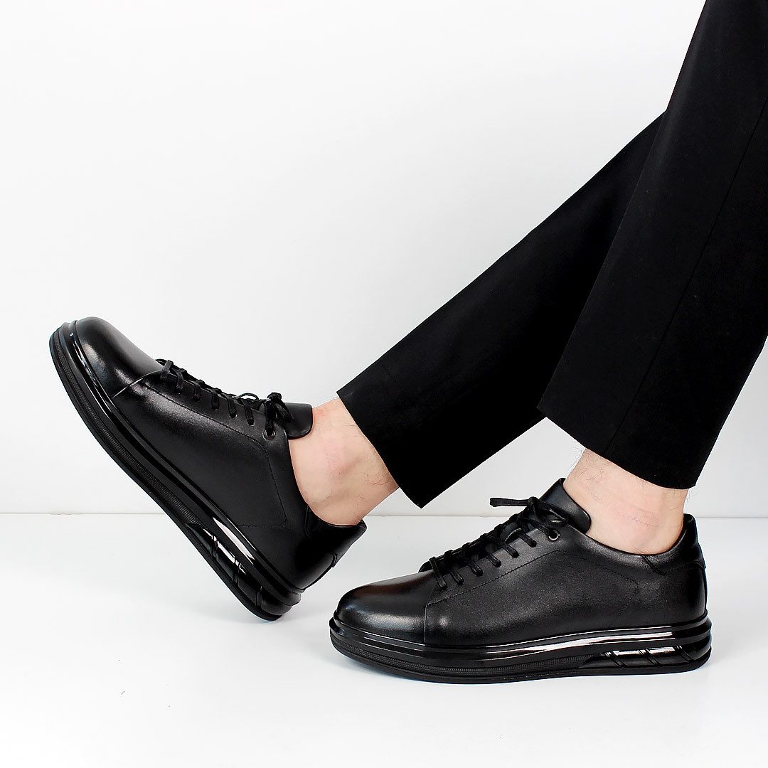 Celal Gültekin Herren Leder Sneaker mit günstig online kaufen