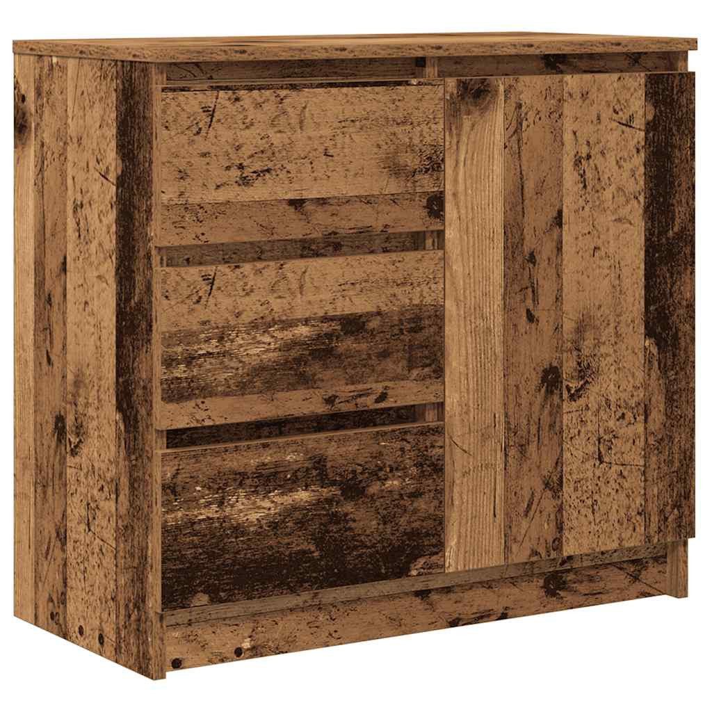 Sideboard Sideboard mit Schublade Altholz-Optik 71x35x65 cm Holzwerkstoff