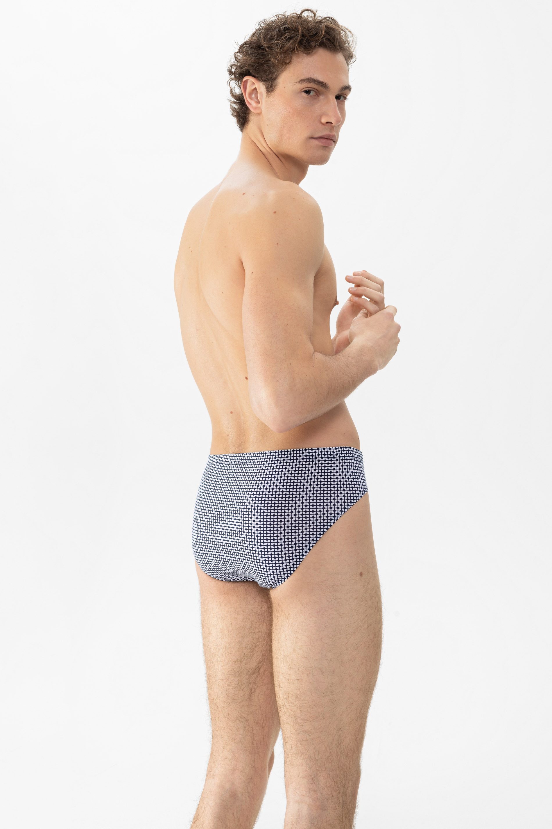 Mey Jazz-Pants Slips Mey Herren Jazz-Pants Serie Blue Geo mit Print (1-St., 1er-Pack)