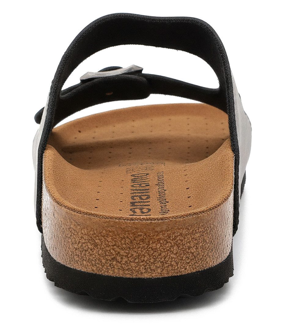 Nawemo Leder-Zimtlatschen Nawemo Hausschuh