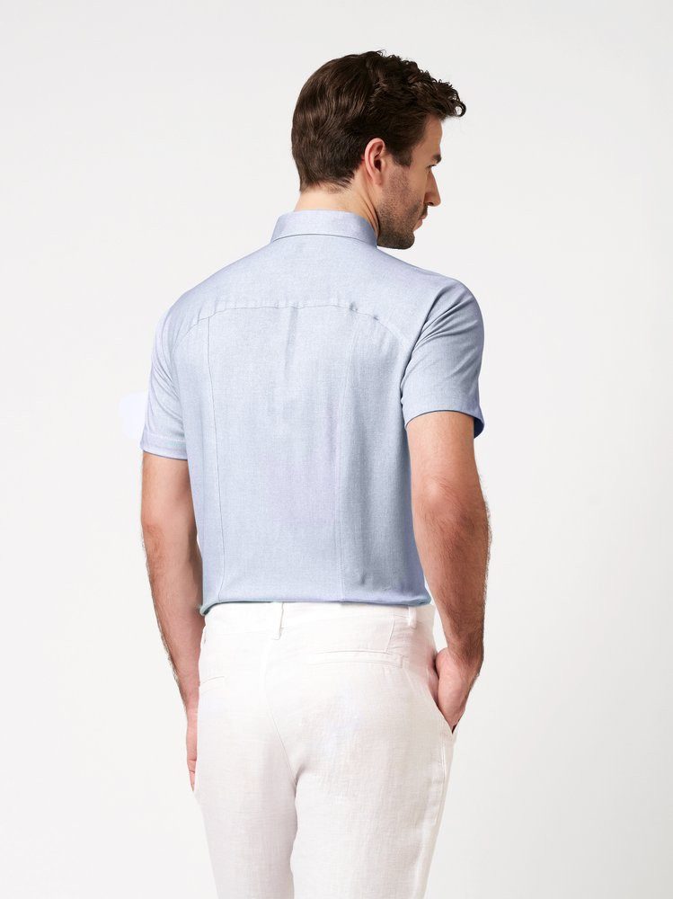 DESOTO Kurzarmhemd Casual Kent 1/2 Jerseyhemd, slim fit