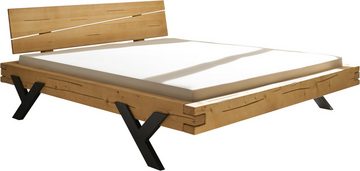 Schlafkontor Massivholzbett Worb, 180x200 cm, Bett in Fichte Massivholz geölt