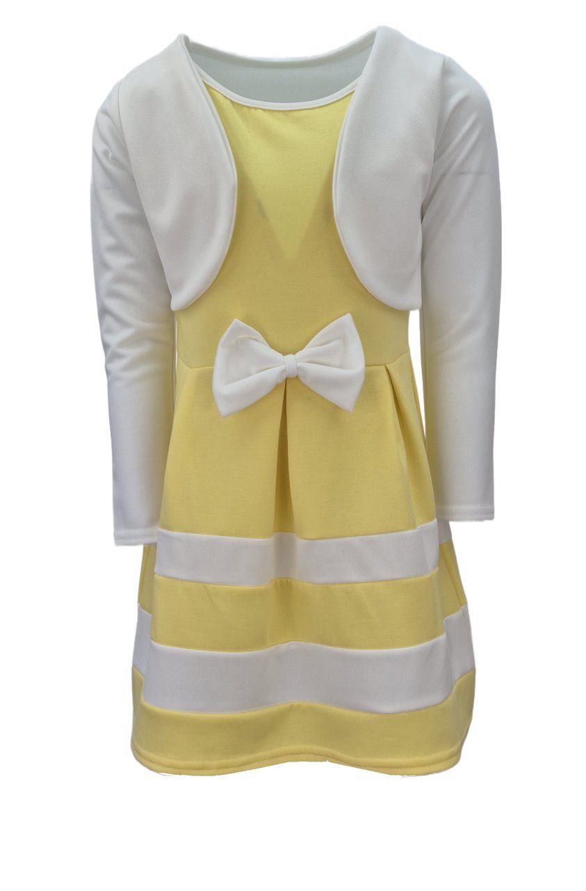 Girls Fashion A-Linien-Kleid Elegantes Mädchenkleid mit Bolero K241