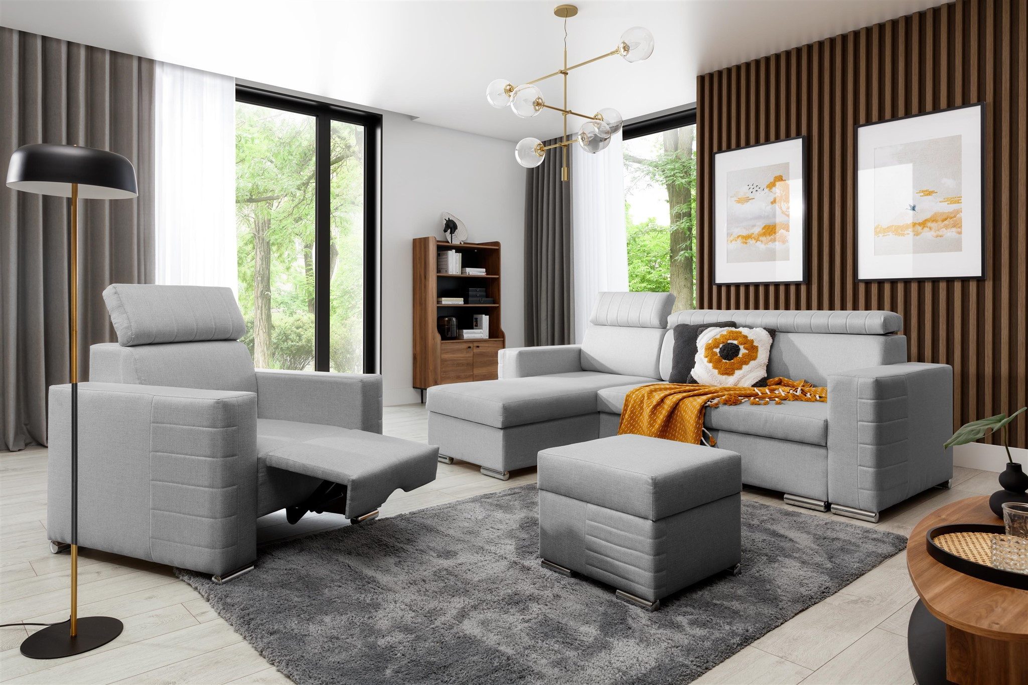 Fun Möbel Ecksofa Schlafsofa CANTON in günstig online kaufen