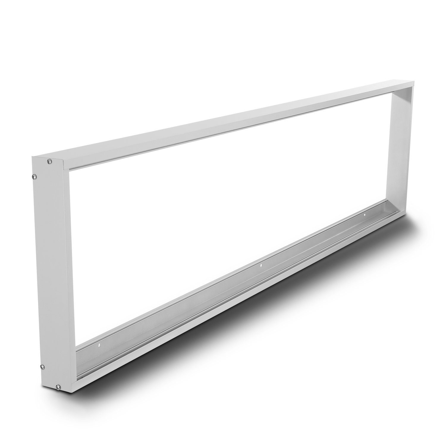 LETGOSPT LED Panel, fest Panel, integriert, Aluminium LED ‎Kaltweiß, Flaches Einbaurahmen 120cm 30x30cm,60x60cm,30x120cm x Quadratisches Ultraschlanke LED-Deckenleuchte, Werkstattleuchte Büroleuchte Panel 30cm LED Moderne 