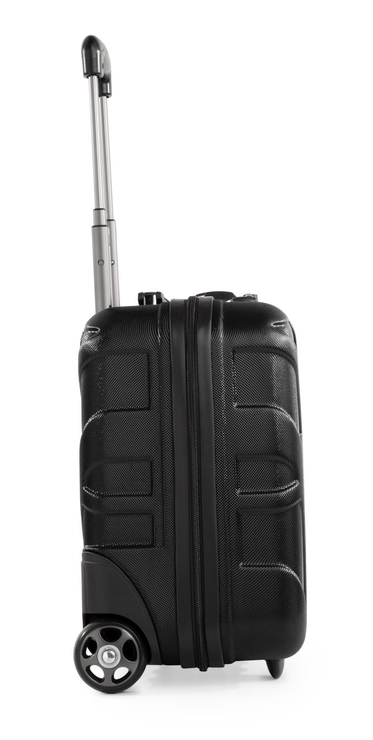 Suitline Handgepäckkoffer S1, 2 Rollen, Pilotentrolley Bordcase Hartschale TSA 38 cm