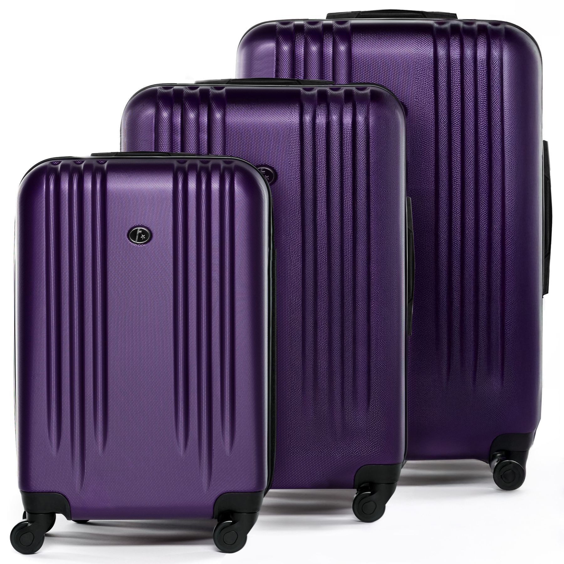 FERGÉ Чемоданыset Hartschale 3 teilig Чемоданы Set Marseille, 4 Rollen, (3er Чемоданыset stabil und leicht mit Zahlenschloß, 3 tlg., Hartschalen-Trolley Set 3 Größen Handgepäck Чемоданы M XL), Trolley 3er Чемоданы Set, Reisekoffer 4 Rollen, Premium Rollkoffer
