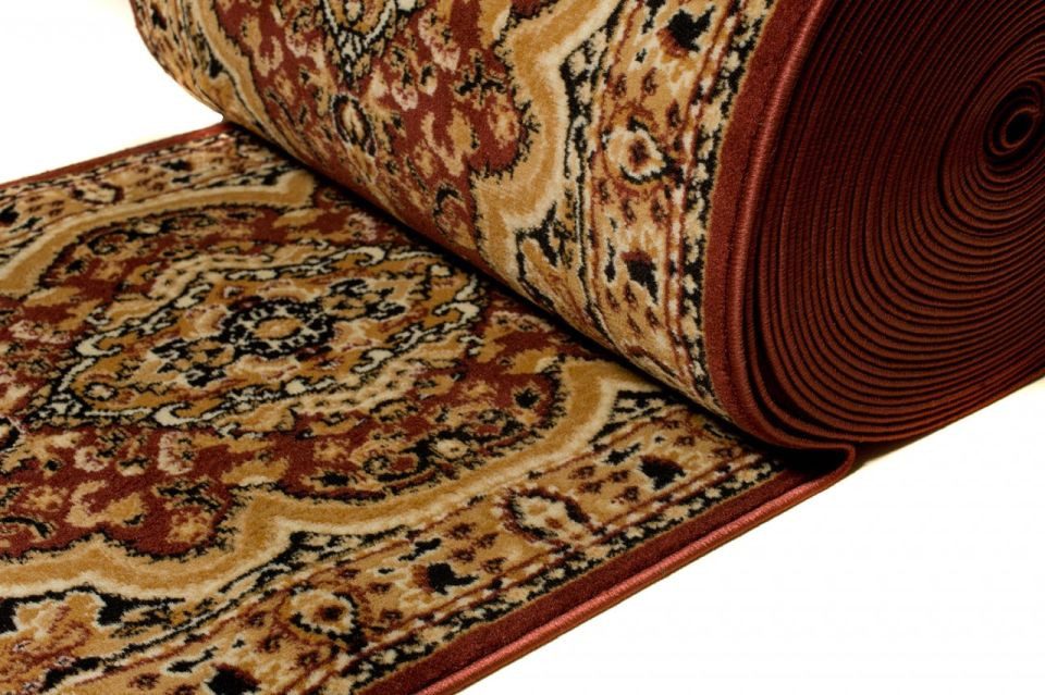 Mazovia Läufer Klassisch Orientalisch Braun Flur, Schlafzimmer, Diele, Fußbodenheizung – Bild 4 von 5