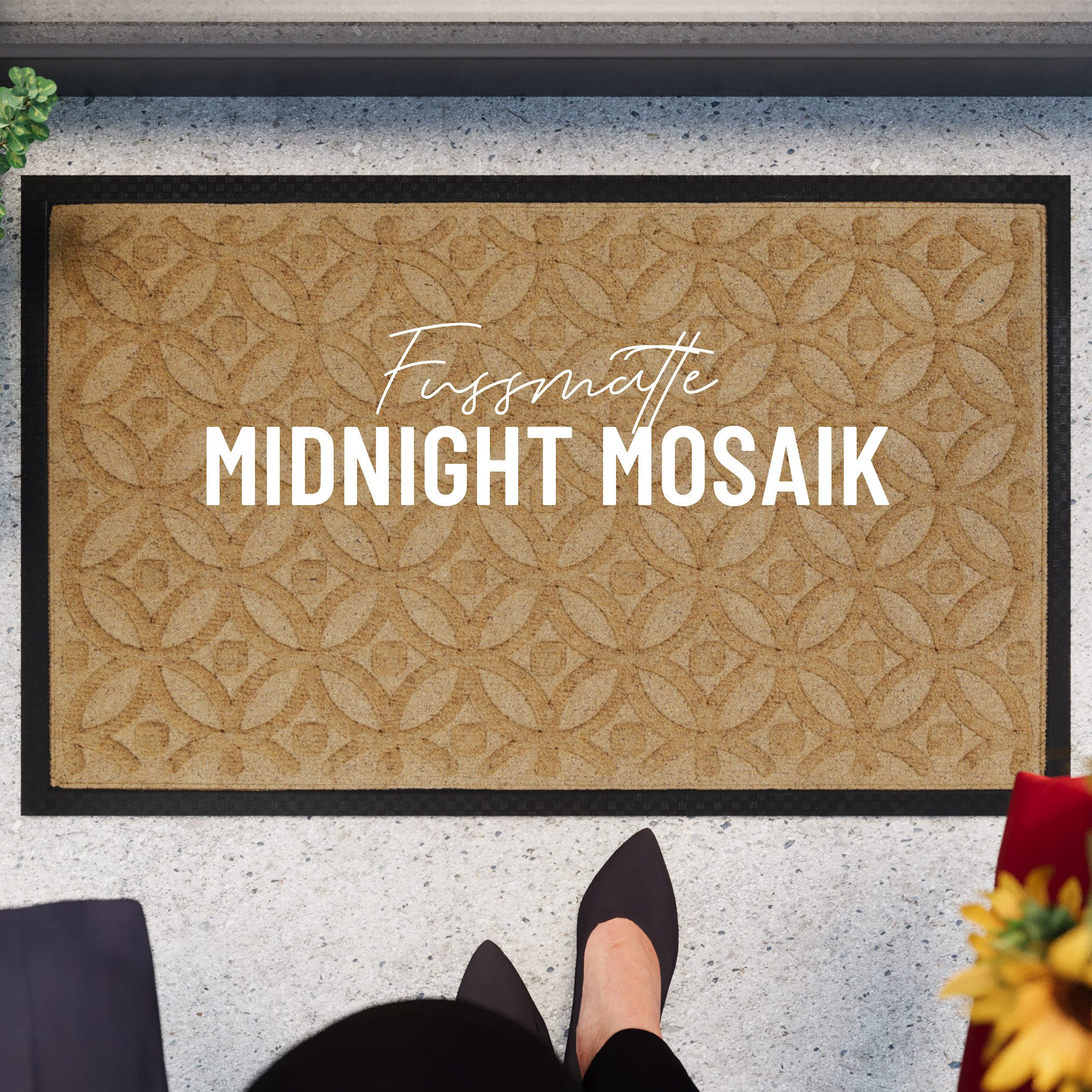 Wecon home Fußmatte Midnight Mosaic, rechteckig, günstig online kaufen