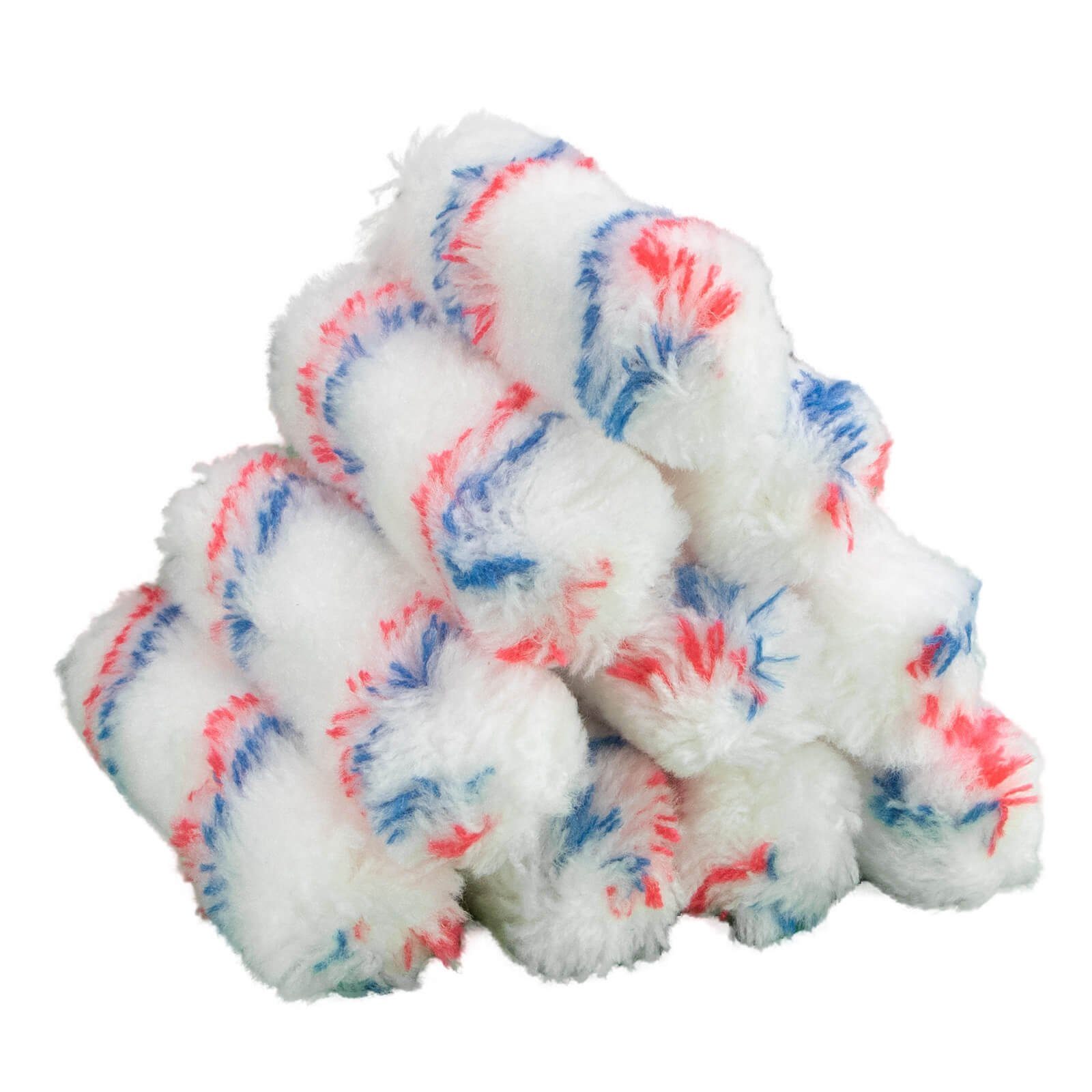 peveha24 Farbwalze XL Anstreichset 23 teilig Steckbügel Farbwalze Plüsch- Schaumwalzen (23-St), für strukturierte und glatte Flächen