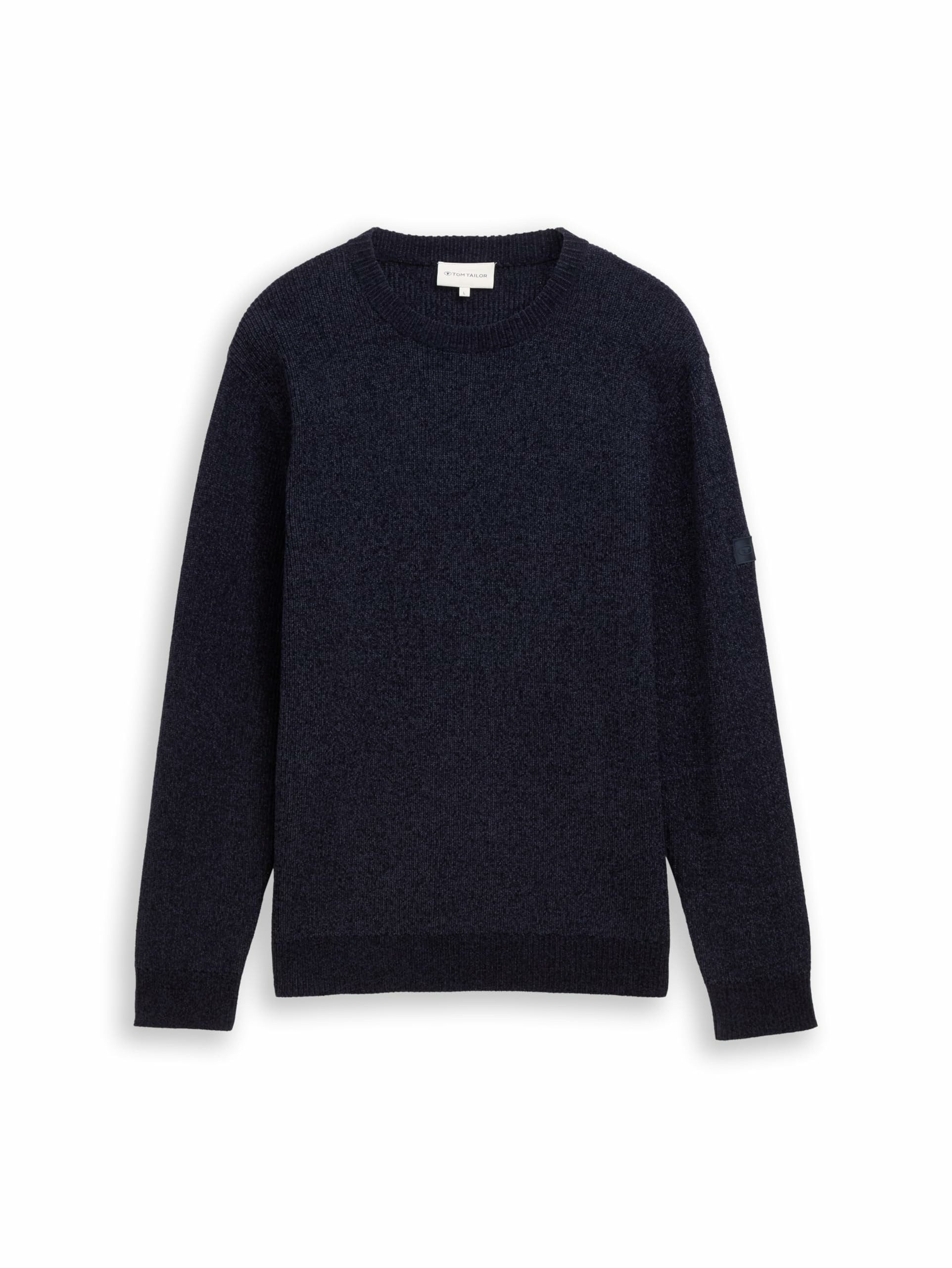 Rundhalspullover Strickpullover für Herren