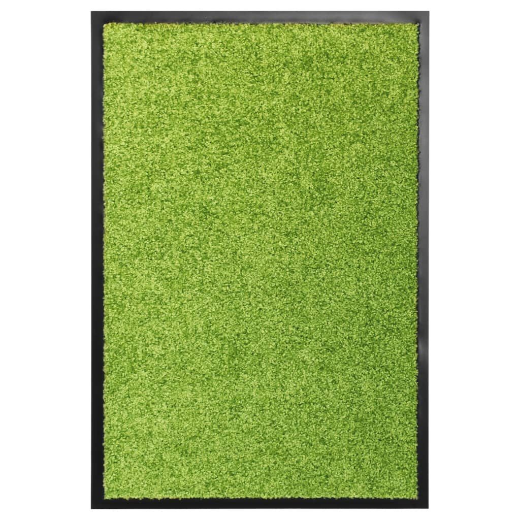 vidaXL Fußmatte Fußmatte Waschbar Grün 40x60 günstig online kaufen