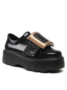 MELISSA Halbschuhe Kick Off Buckle Up V&R Ad 33598 Black/Black/Gold AD162 Schnürschuh