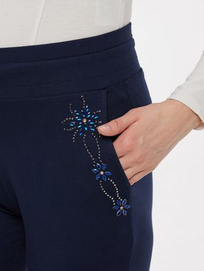 MONACO blue WEEKEND Jogger Pants Stretch-Hose figurumspielend (zwei Varianten) im Fantasiedruck