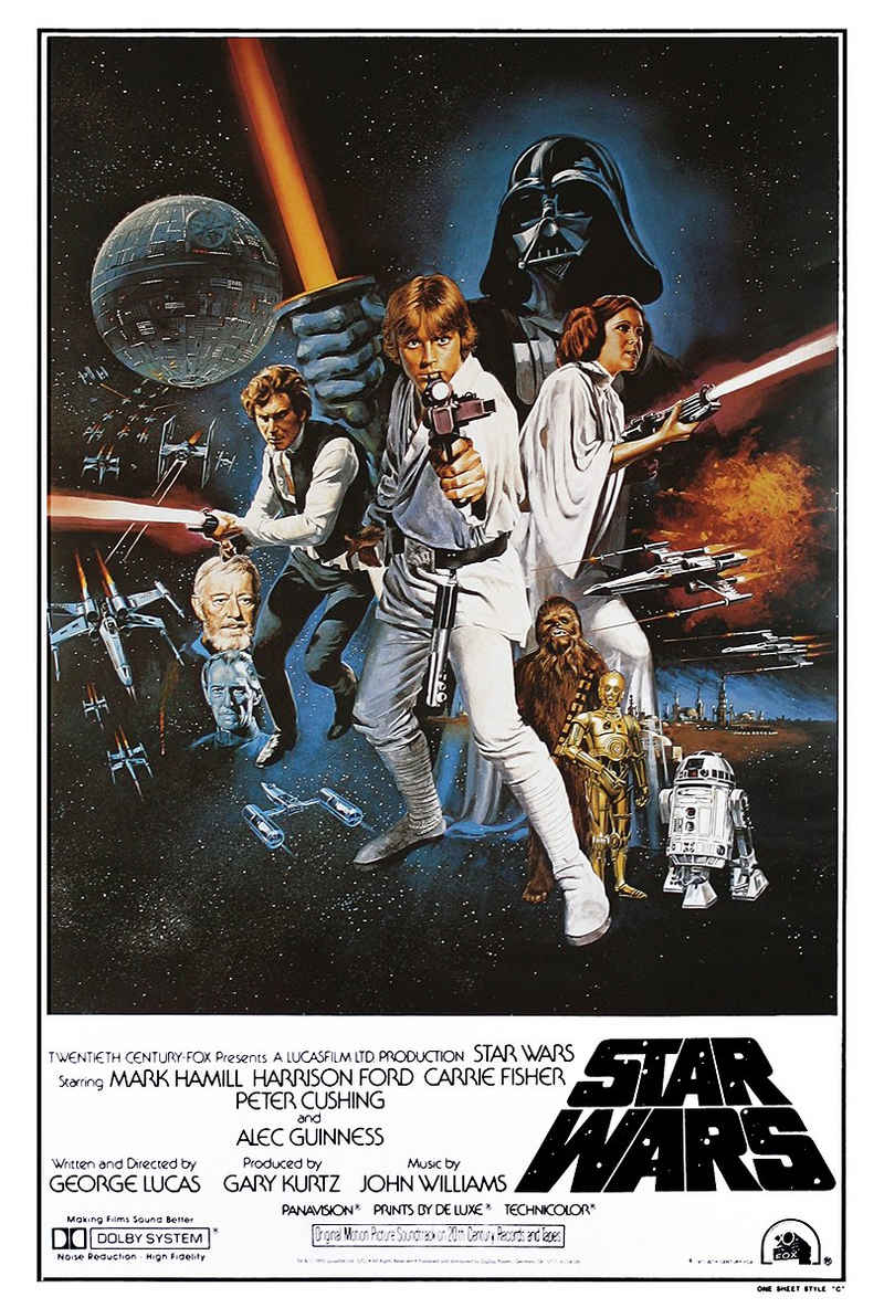 Star Wars Poster Star Wars Poster Style 'C' - American 61 x 91,5 cm