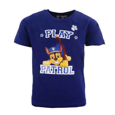 PAW PATROL Print-Shirt Paw Patrol Jungen Kinder T-Shirt Gr. 98 bis 128, 100% Baumwolle