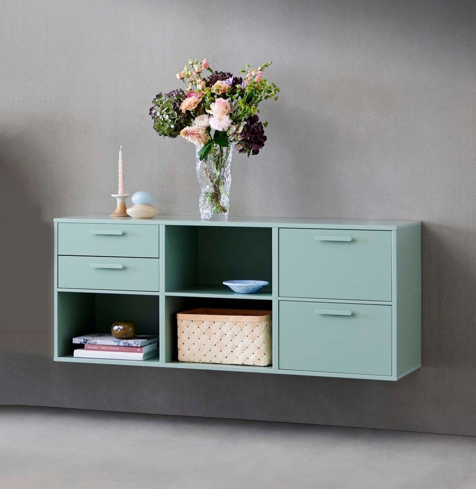 Hammel Furniture Sideboard Keep by Hammel, mit 2 Schubladen und 2 Türen,  Breite 133,8 cm, flexible Möbelserie