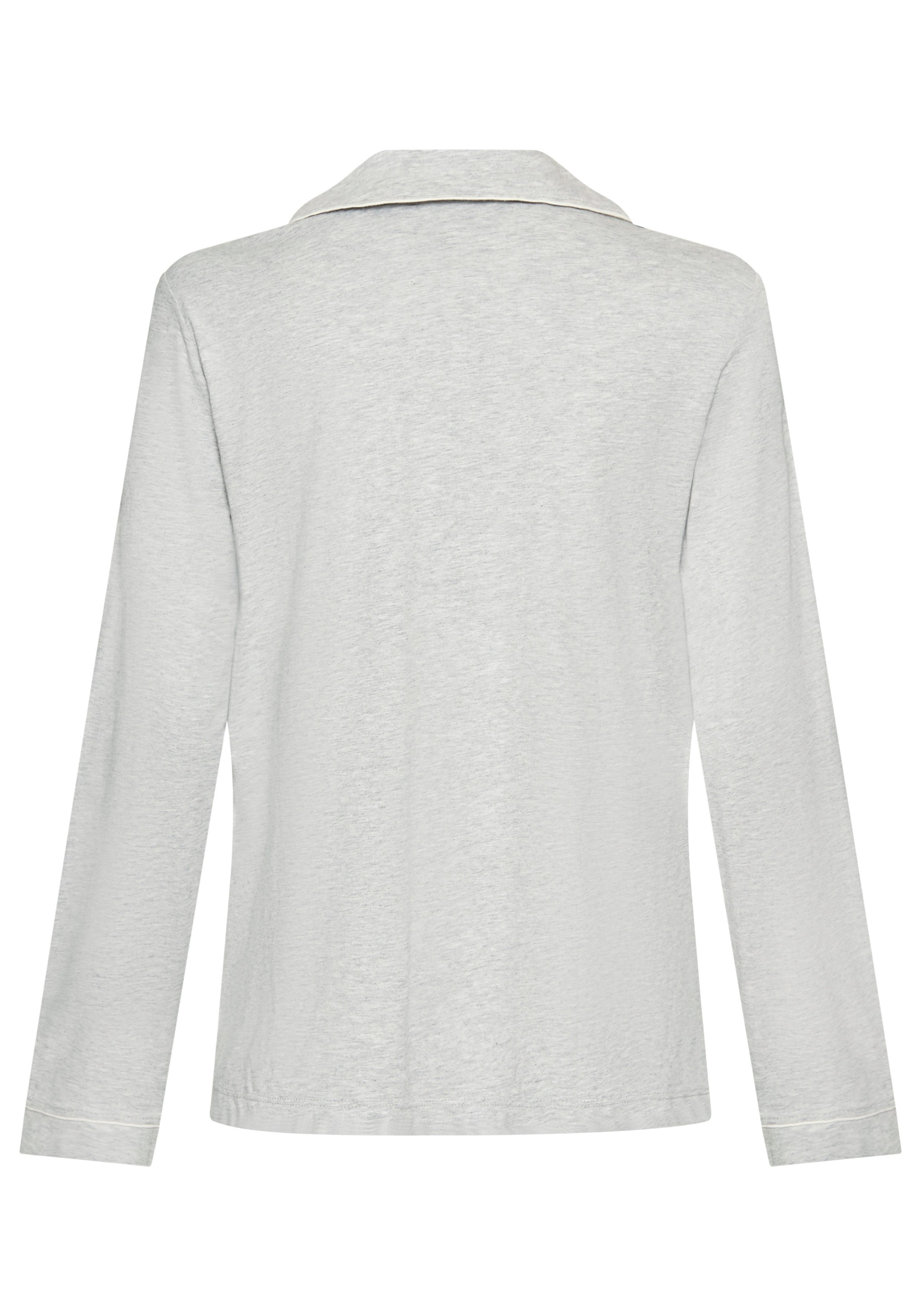LASCANA Pyjamaoberteil (1-tlg) mit Kontrastpaspeln – Bild 4 von 5