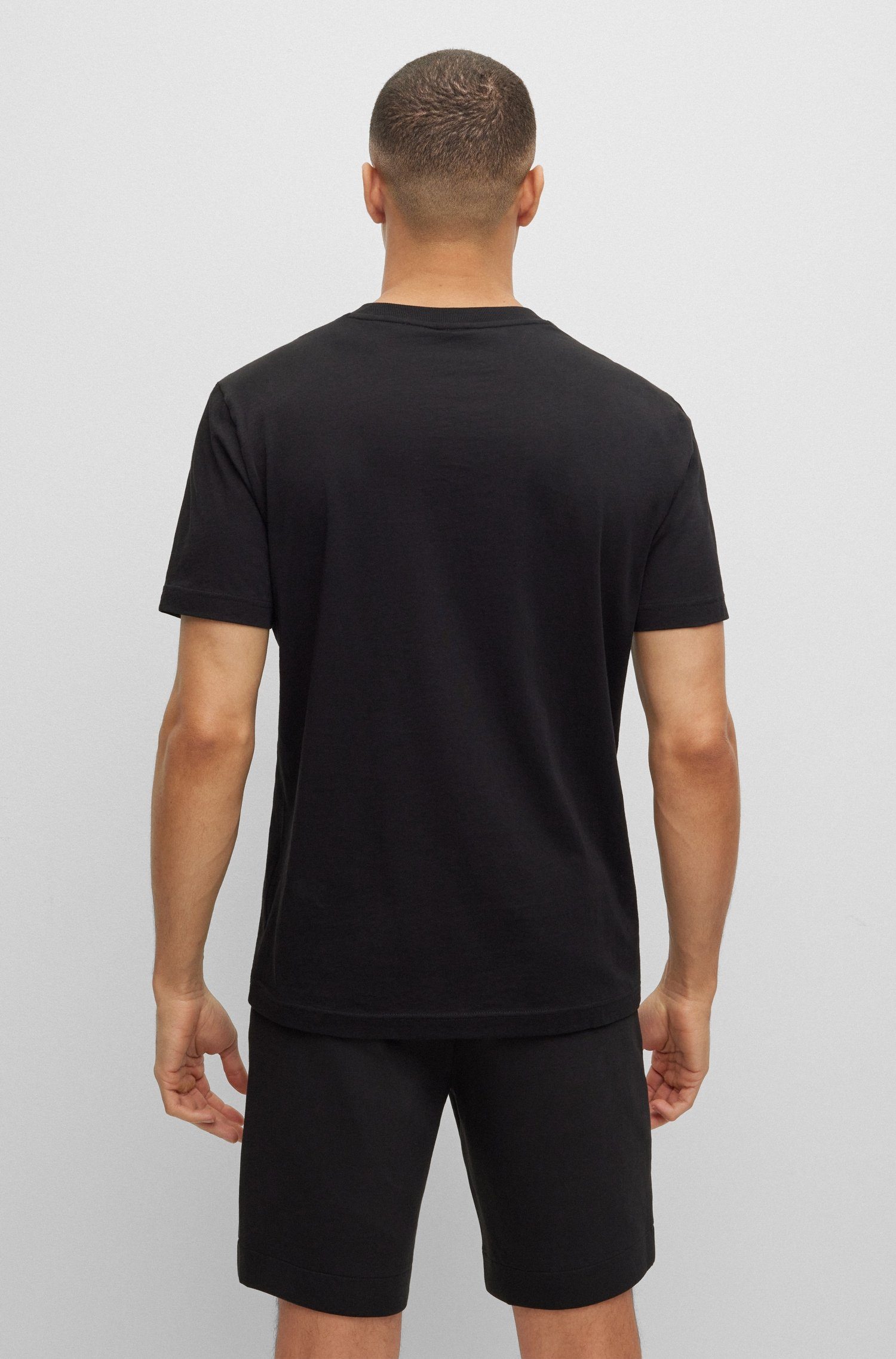 Kurzarmshirt 10247491 Black 1 Tee BOSS 01